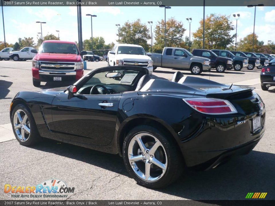 2007 Saturn Sky Red Line Roadster Black Onyx / Black Photo #4