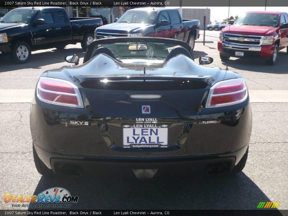 2007 Saturn Sky Red Line Roadster Black Onyx / Black Photo #5