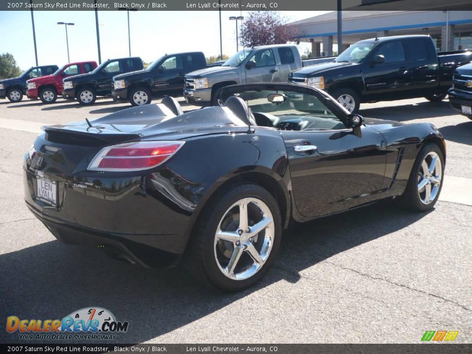 2007 Saturn Sky Red Line Roadster Black Onyx / Black Photo #6