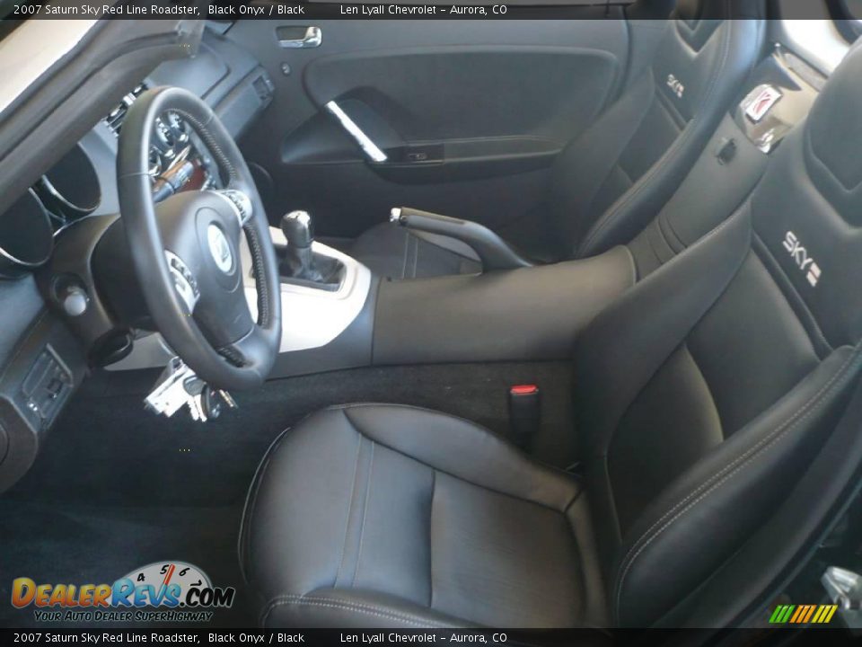 2007 Saturn Sky Red Line Roadster Black Onyx / Black Photo #9