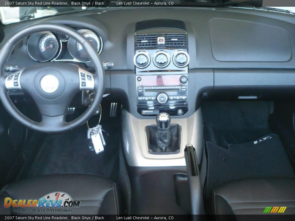 2007 Saturn Sky Red Line Roadster Black Onyx / Black Photo #14