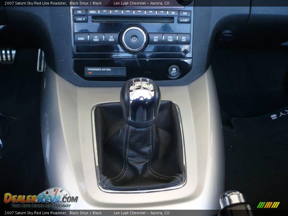 2007 Saturn Sky Red Line Roadster Black Onyx / Black Photo #17