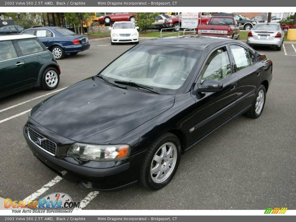 2003 Volvo S60 2.5T AWD Black / Graphite Photo #1