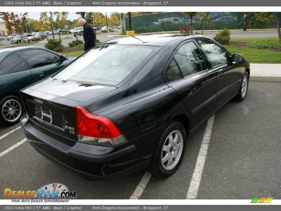 2003 Volvo S60 2.5T AWD Black / Graphite Photo #4