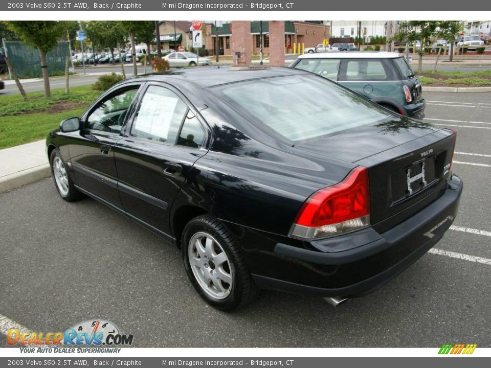 2003 Volvo S60 2.5T AWD Black / Graphite Photo #7