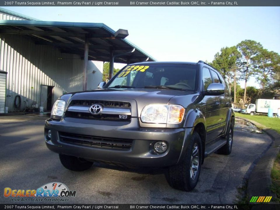 2007 Toyota Sequoia Limited Phantom Gray Pearl / Light Charcoal Photo #3