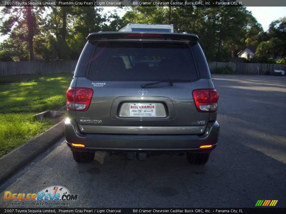 2007 Toyota Sequoia Limited Phantom Gray Pearl / Light Charcoal Photo #4