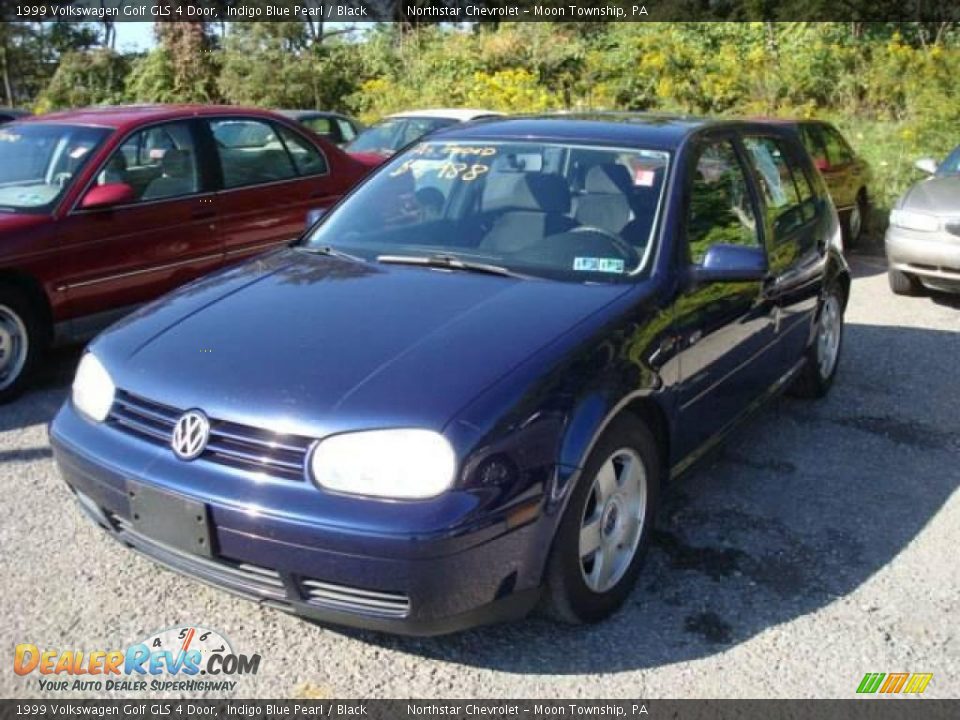 1999 Volkswagen Golf GLS 4 Door Indigo Blue Pearl / Black Photo #5