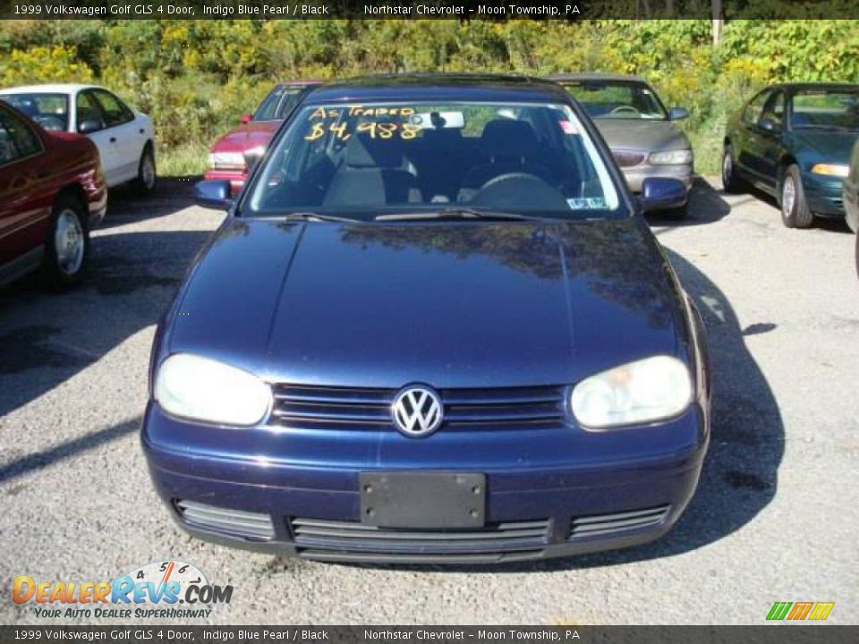 1999 Volkswagen Golf GLS 4 Door Indigo Blue Pearl / Black Photo #6