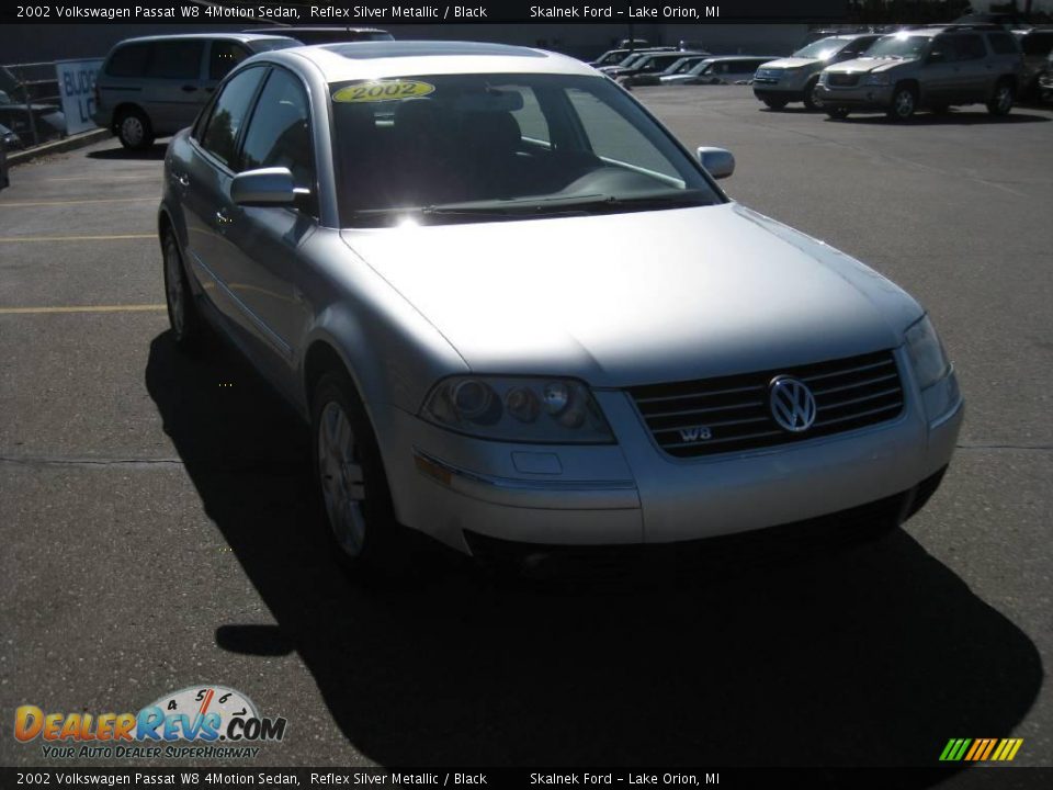 2002 Volkswagen Passat W8 4Motion Sedan Reflex Silver Metallic / Black Photo #5