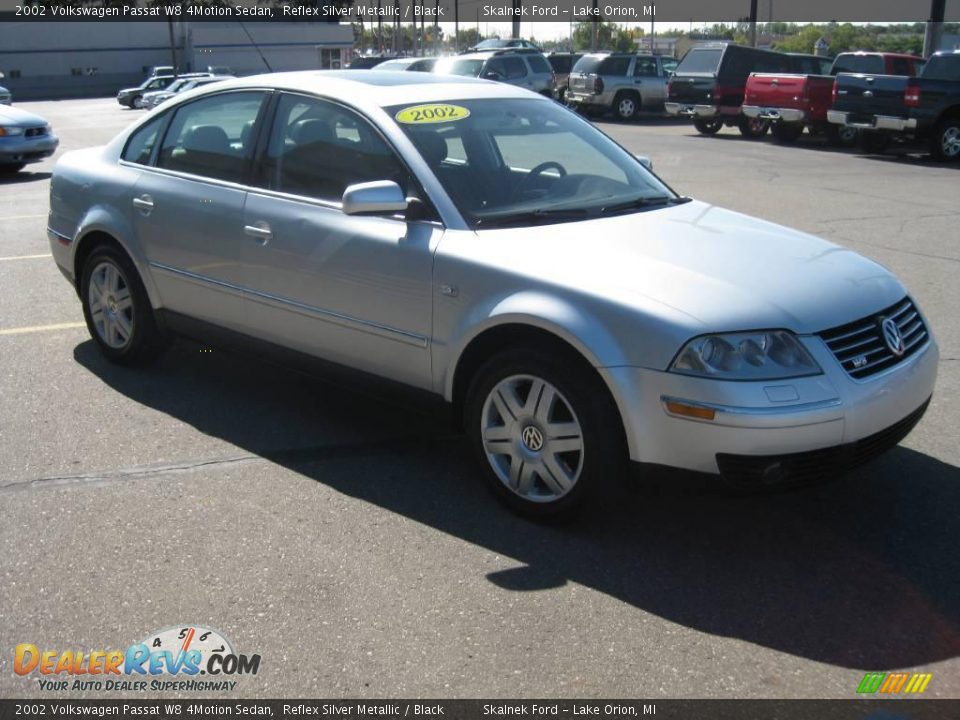 2002 Volkswagen Passat W8 4Motion Sedan Reflex Silver Metallic / Black Photo #6