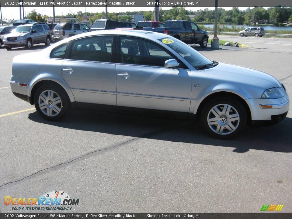 2002 Volkswagen Passat W8 4Motion Sedan Reflex Silver Metallic / Black Photo #7