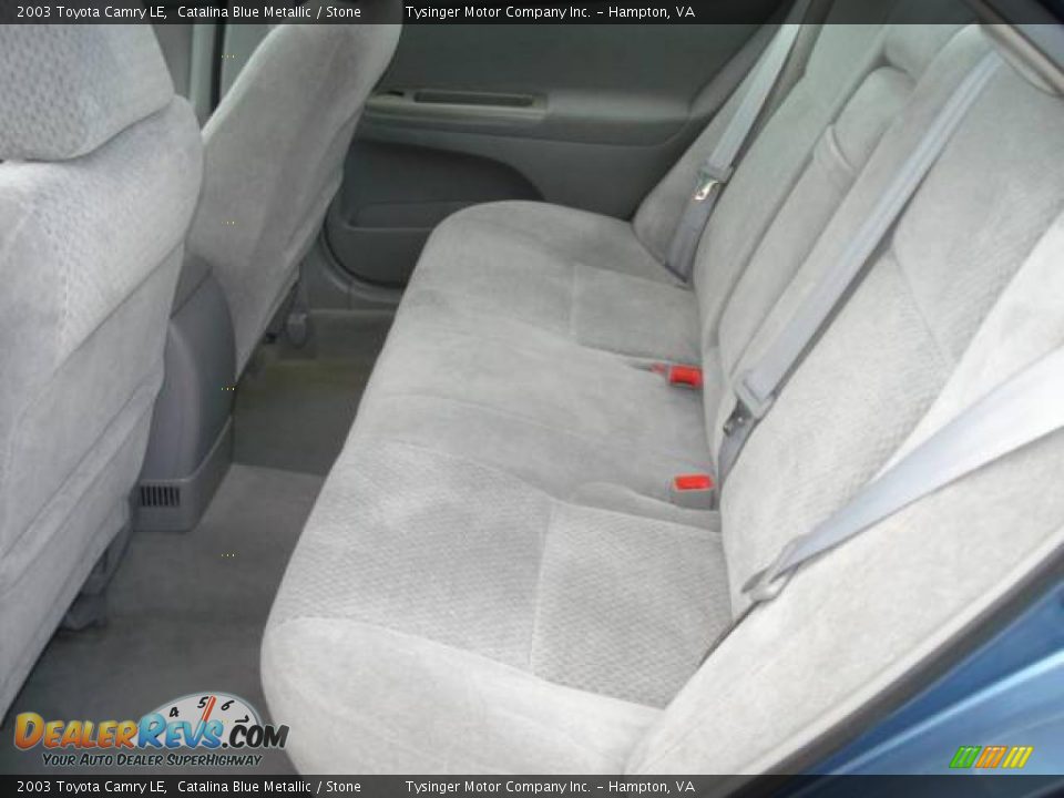 2003 Toyota Camry LE Catalina Blue Metallic / Stone Photo #12