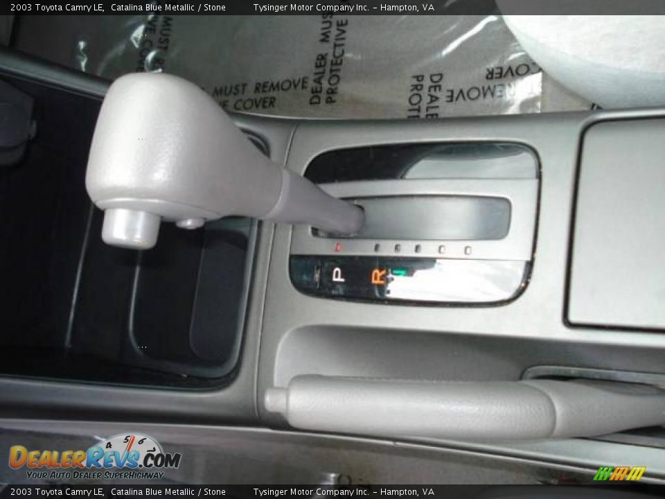 2003 Toyota Camry LE Catalina Blue Metallic / Stone Photo #15
