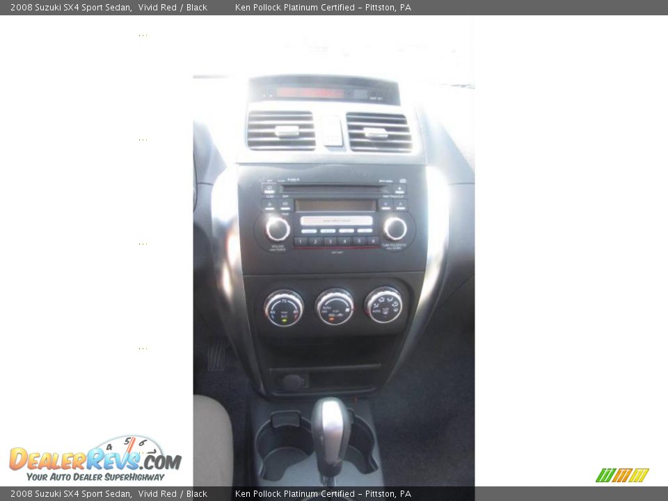 2008 Suzuki SX4 Sport Sedan Vivid Red / Black Photo #18