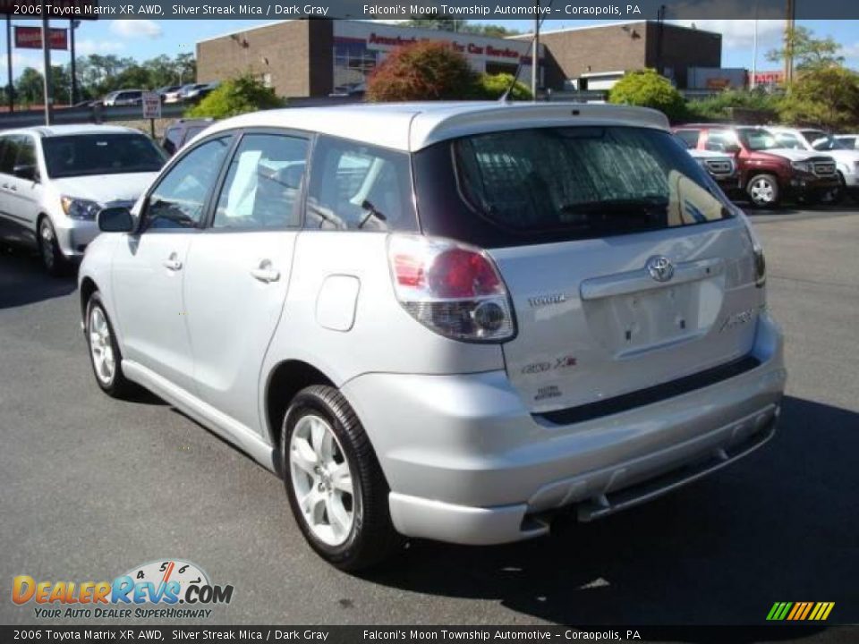2006 Toyota Matrix XR AWD Silver Streak Mica / Dark Gray Photo 2