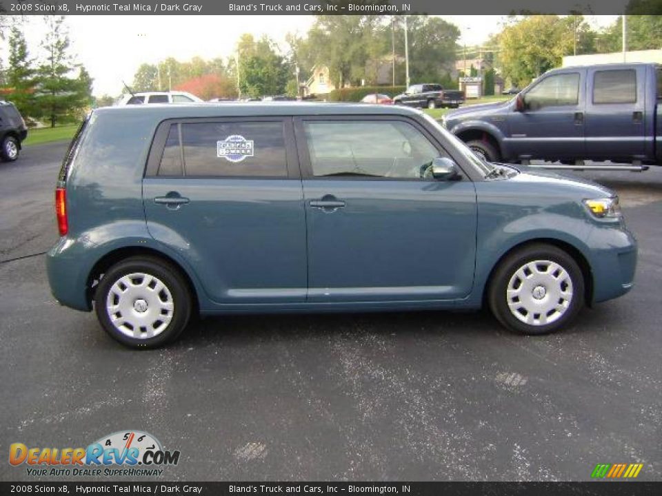 2008 Scion xB Hypnotic Teal Mica / Dark Gray Photo #3