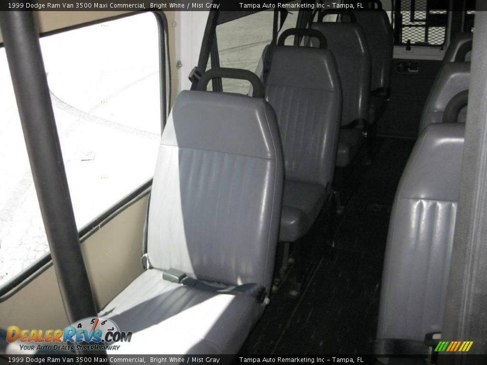 1999 Dodge Ram Van 3500 Maxi Commercial Bright White / Mist Gray Photo #20