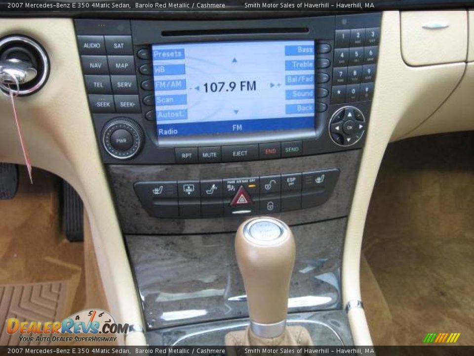 2007 Mercedes-Benz E 350 4Matic Sedan Barolo Red Metallic / Cashmere Photo #7