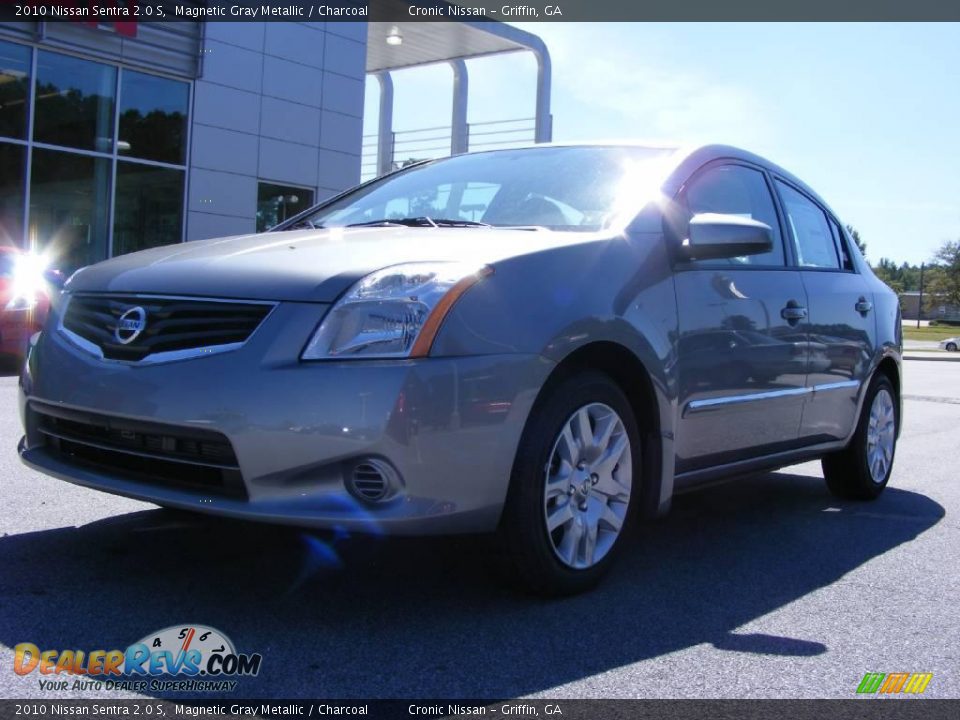 2010 Nissan Sentra 2.0 S Magnetic Gray Metallic / Charcoal Photo #2
