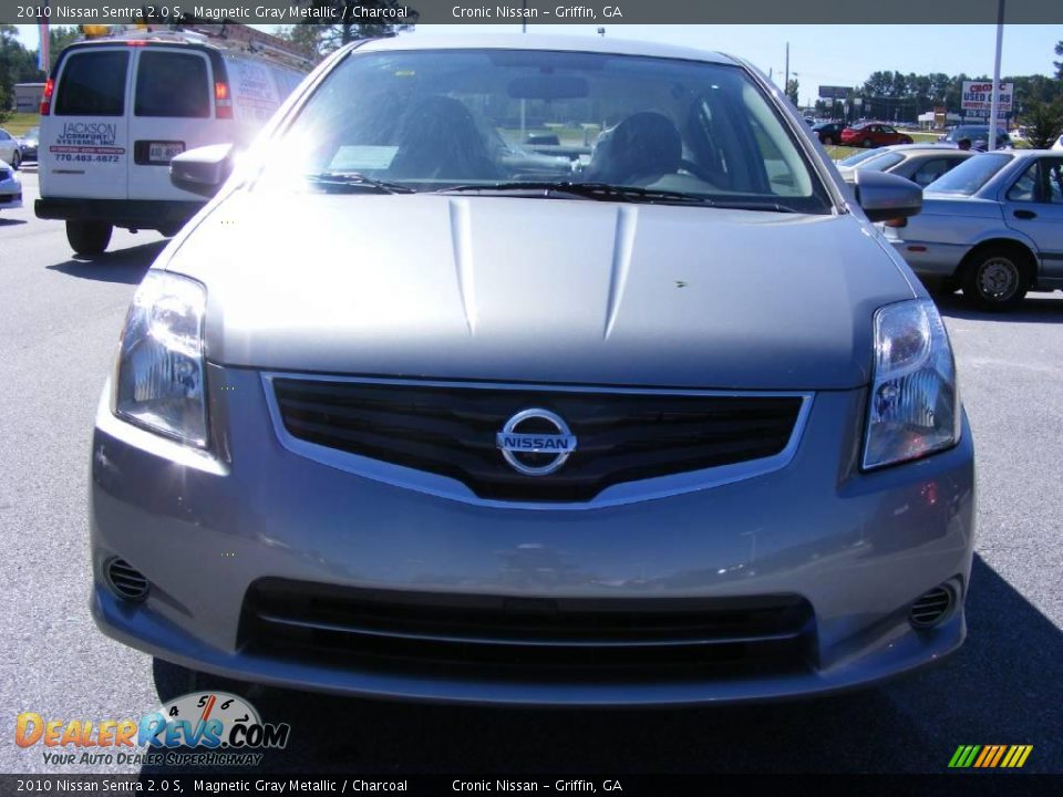 2010 Nissan Sentra 2.0 S Magnetic Gray Metallic / Charcoal Photo #3