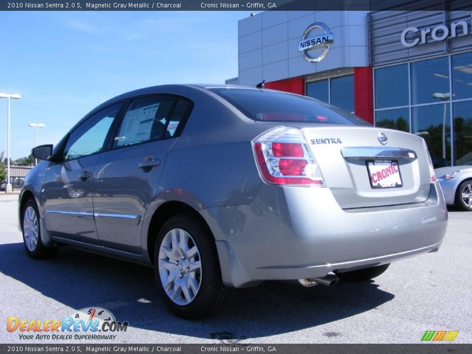 2010 Nissan Sentra 2.0 S Magnetic Gray Metallic / Charcoal Photo #8