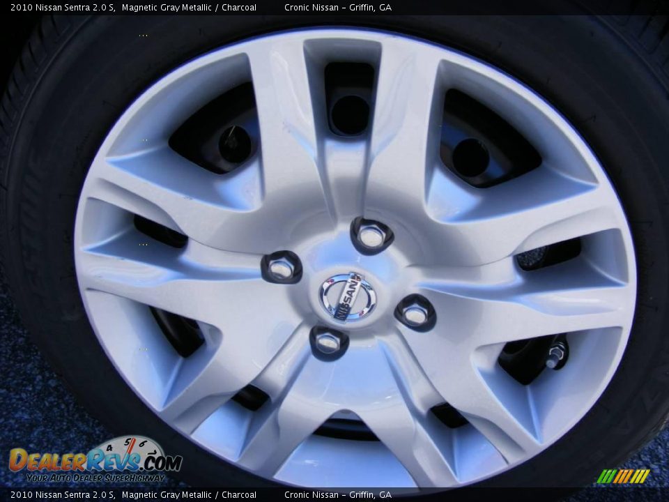 2010 Nissan Sentra 2.0 S Magnetic Gray Metallic / Charcoal Photo #9