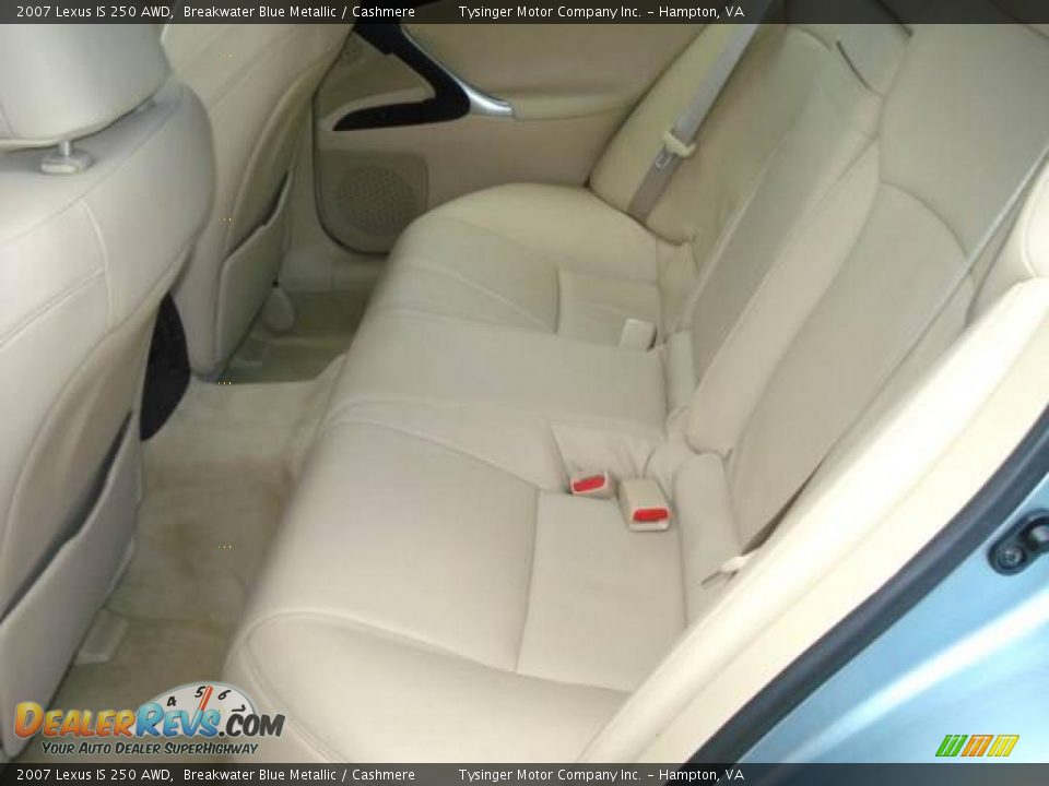 2007 Lexus IS 250 AWD Breakwater Blue Metallic / Cashmere Photo #10