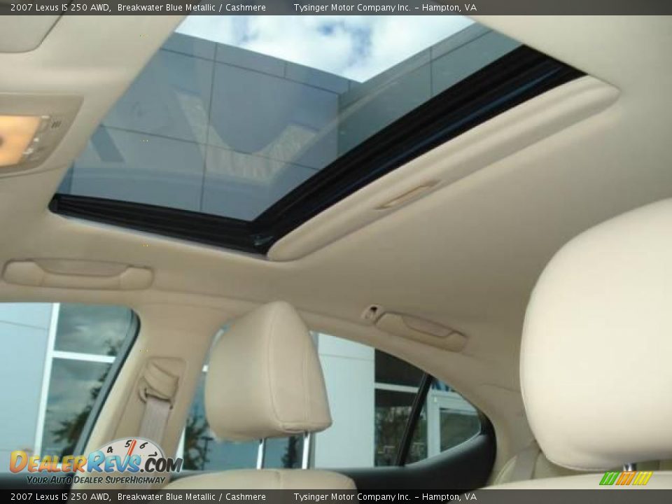 2007 Lexus IS 250 AWD Breakwater Blue Metallic / Cashmere Photo #11