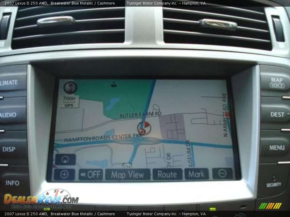 2007 Lexus IS 250 AWD Breakwater Blue Metallic / Cashmere Photo #14