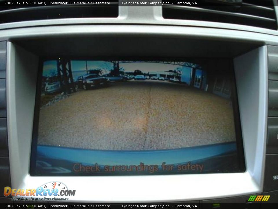 2007 Lexus IS 250 AWD Breakwater Blue Metallic / Cashmere Photo #16