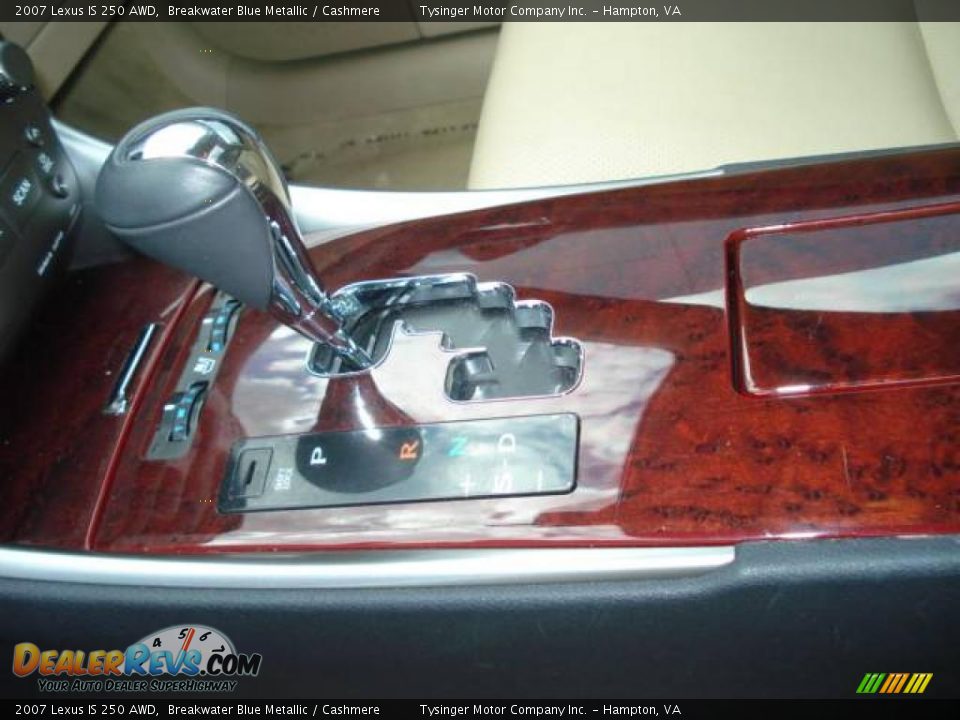 2007 Lexus IS 250 AWD Breakwater Blue Metallic / Cashmere Photo #18