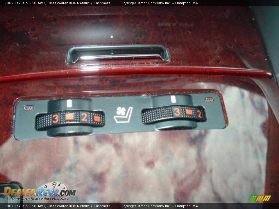 2007 Lexus IS 250 AWD Breakwater Blue Metallic / Cashmere Photo #20
