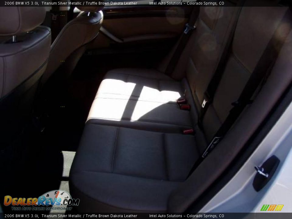 2006 BMW X5 3.0i Titanium Silver Metallic / Truffle Brown Dakota Leather Photo #15