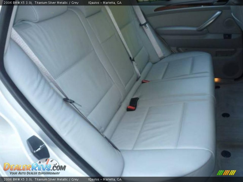 2006 BMW X5 3.0i Titanium Silver Metallic / Grey Photo #9