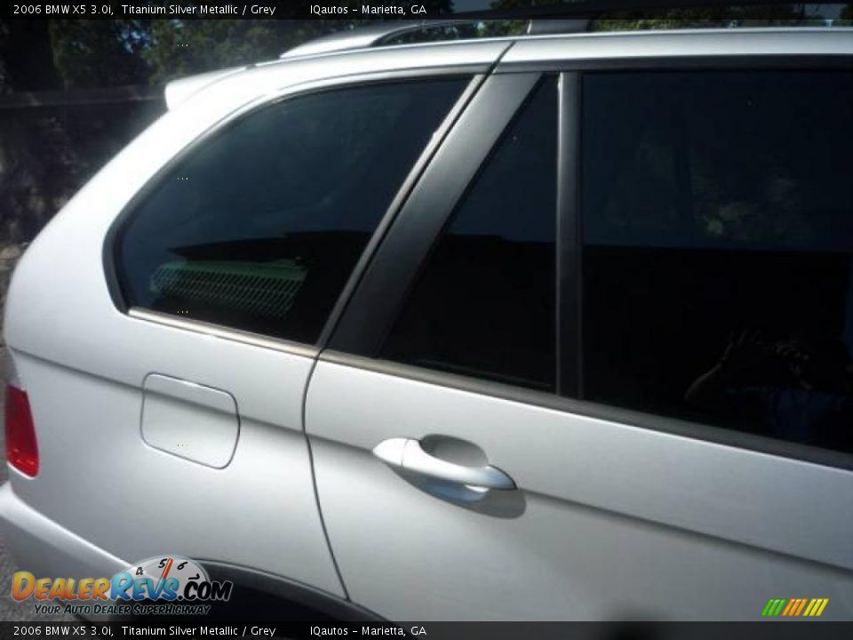 2006 BMW X5 3.0i Titanium Silver Metallic / Grey Photo #10