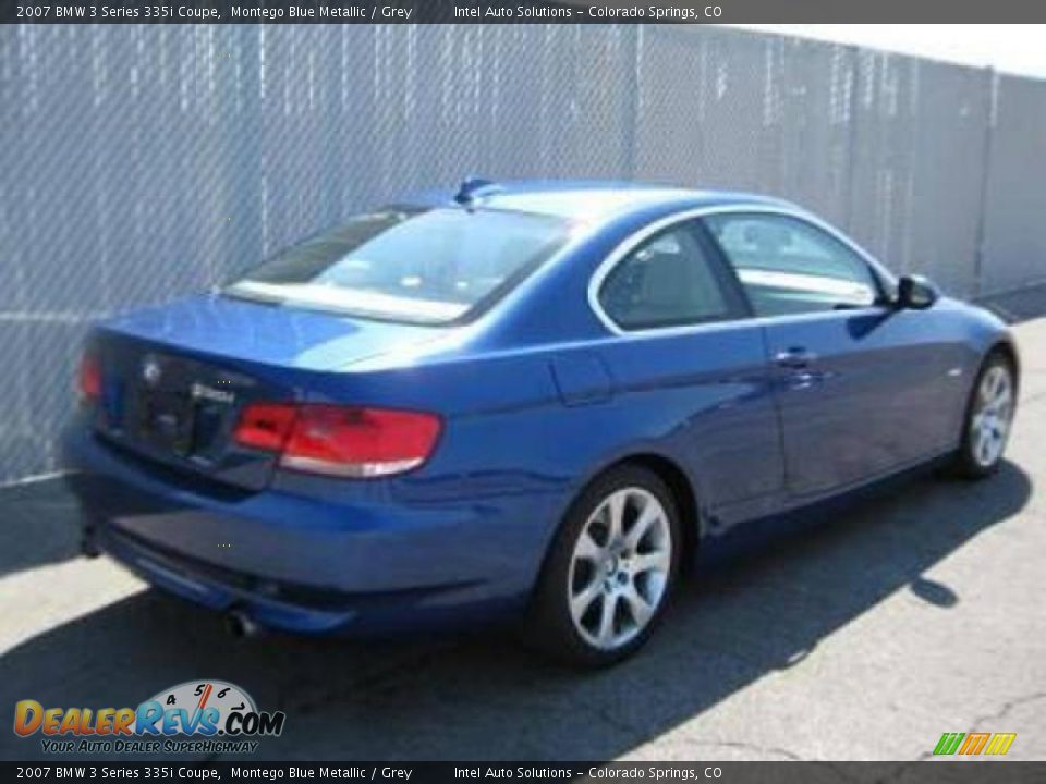 2007 BMW 3 Series 335i Coupe Montego Blue Metallic / Grey Photo #2