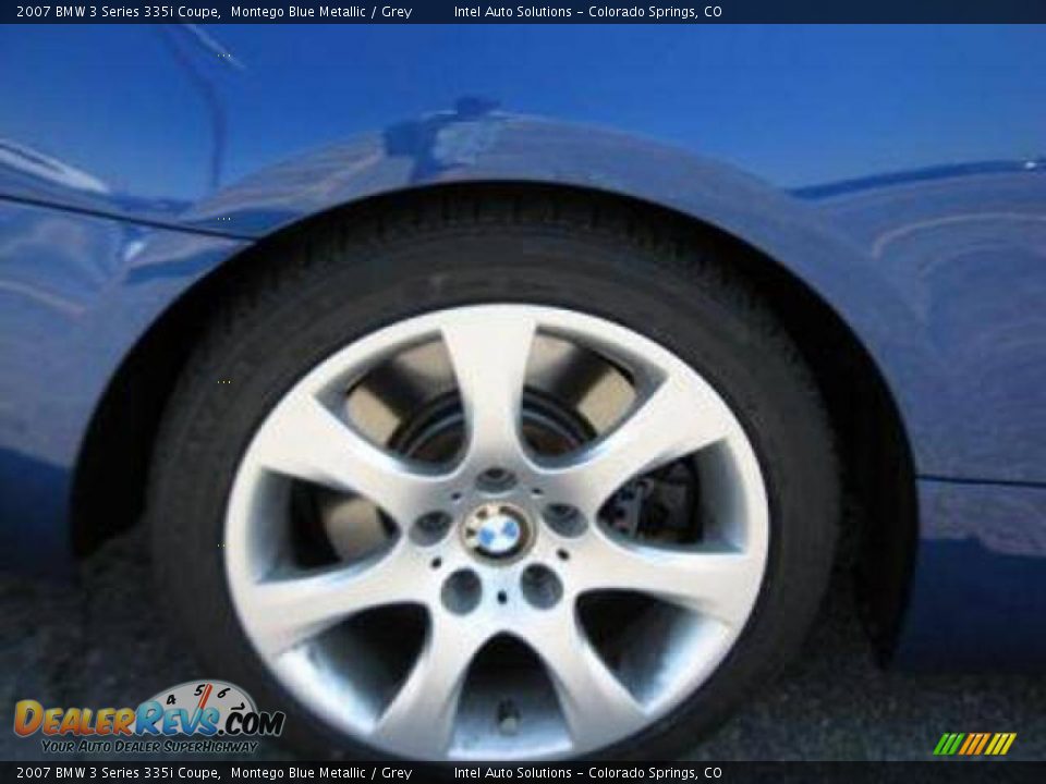 2007 BMW 3 Series 335i Coupe Montego Blue Metallic / Grey Photo #3