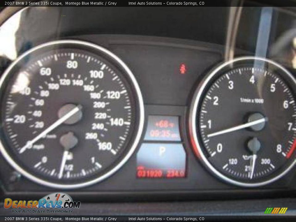 2007 BMW 3 Series 335i Coupe Montego Blue Metallic / Grey Photo #6