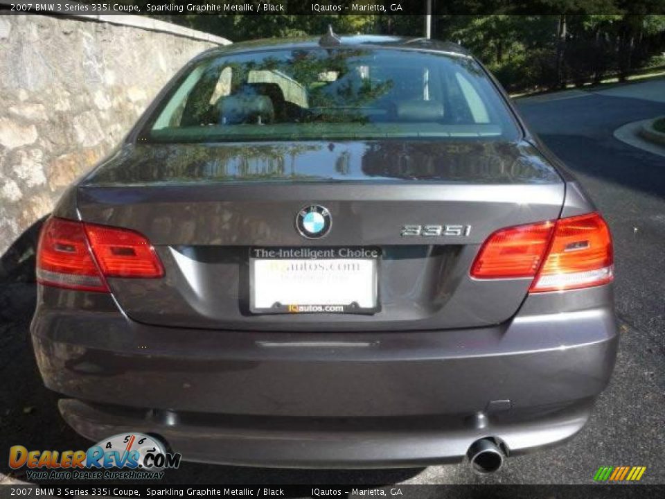 2007 BMW 3 Series 335i Coupe Sparkling Graphite Metallic / Black Photo #6