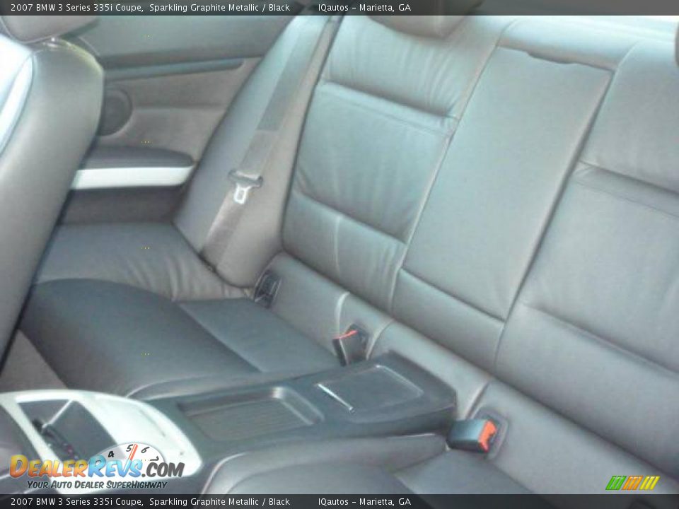 2007 BMW 3 Series 335i Coupe Sparkling Graphite Metallic / Black Photo #9
