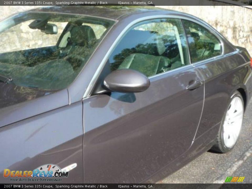 2007 BMW 3 Series 335i Coupe Sparkling Graphite Metallic / Black Photo #11