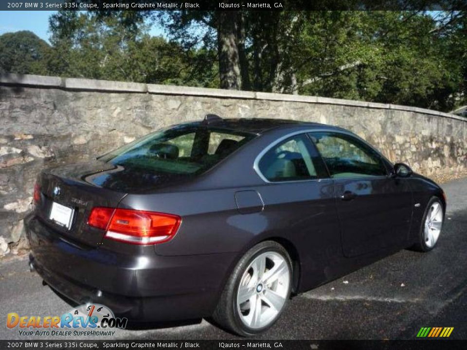 2007 BMW 3 Series 335i Coupe Sparkling Graphite Metallic / Black Photo #12