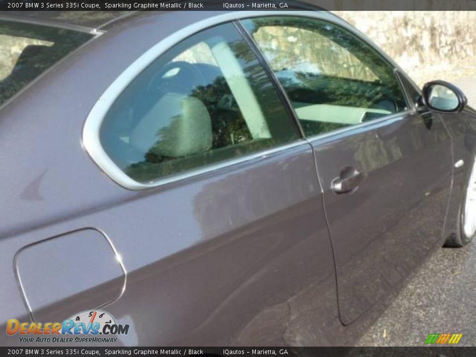 2007 BMW 3 Series 335i Coupe Sparkling Graphite Metallic / Black Photo #13
