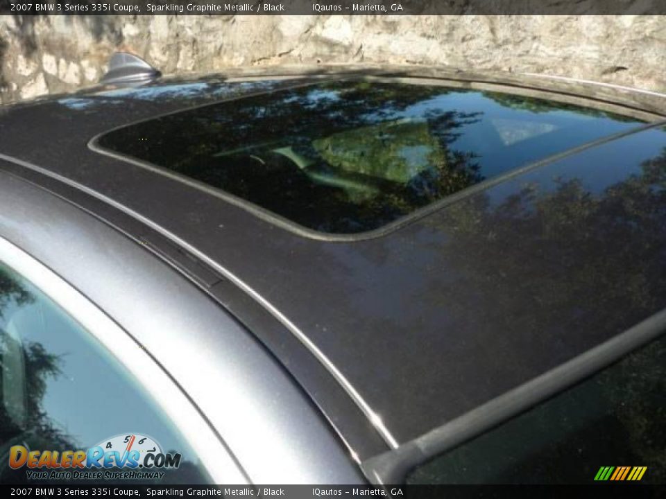 2007 BMW 3 Series 335i Coupe Sparkling Graphite Metallic / Black Photo #15