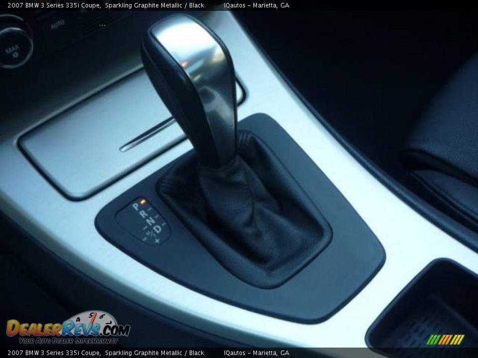 2007 BMW 3 Series 335i Coupe Sparkling Graphite Metallic / Black Photo #22