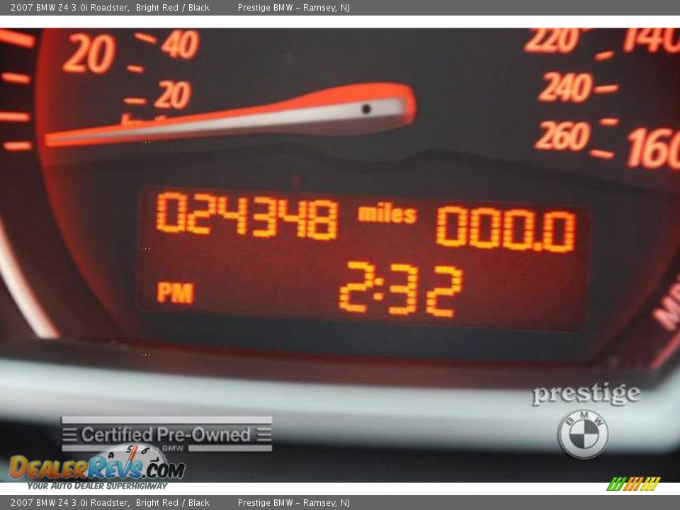2007 BMW Z4 3.0i Roadster Bright Red / Black Photo #6