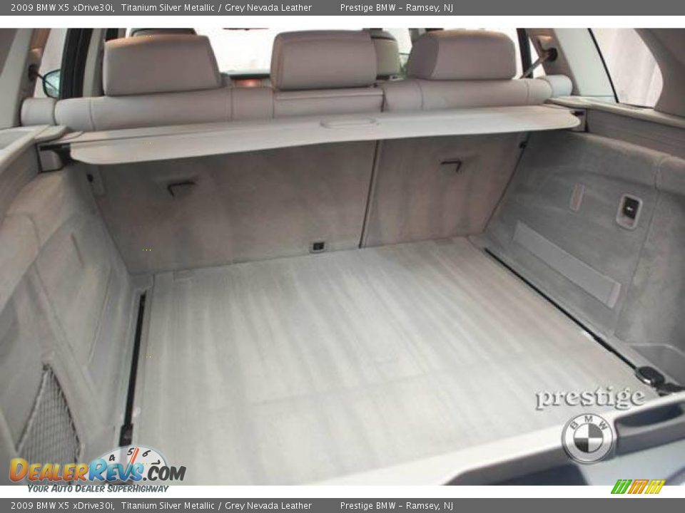 2009 BMW X5 xDrive30i Titanium Silver Metallic / Grey Nevada Leather Photo #3