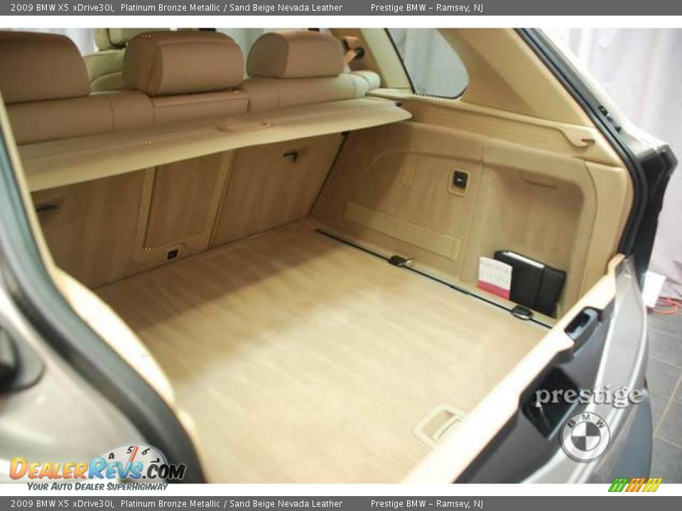2009 BMW X5 xDrive30i Platinum Bronze Metallic / Sand Beige Nevada Leather Photo #5
