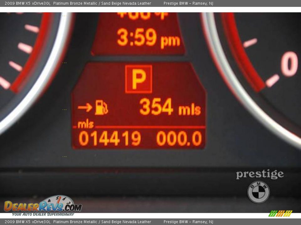 2009 BMW X5 xDrive30i Platinum Bronze Metallic / Sand Beige Nevada Leather Photo #7